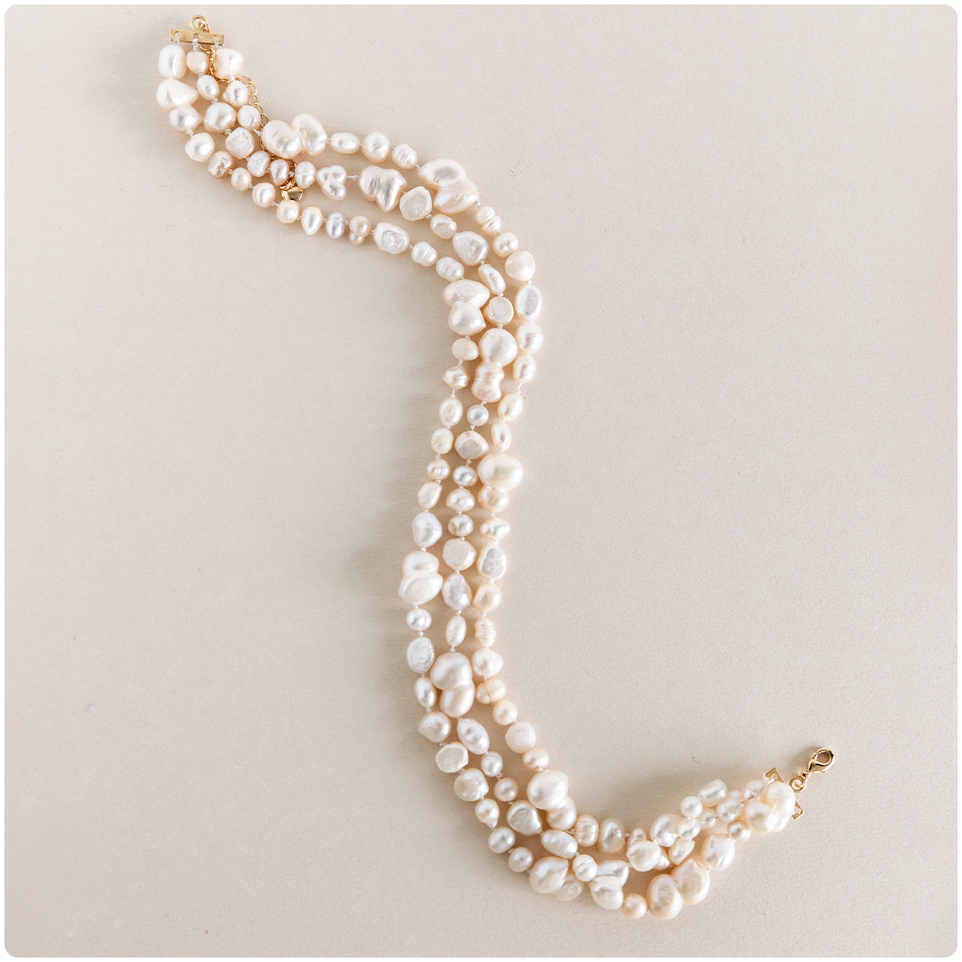 Perlas Choker Baroques